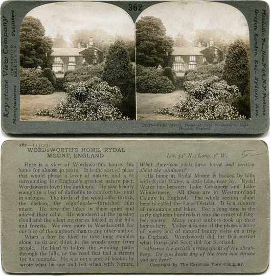 Wordsworth's Home, Rydal Mount