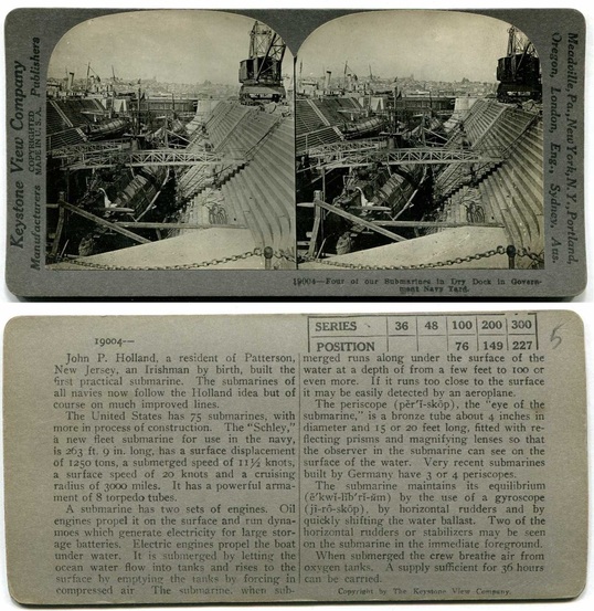 Submarines in Dry Dock