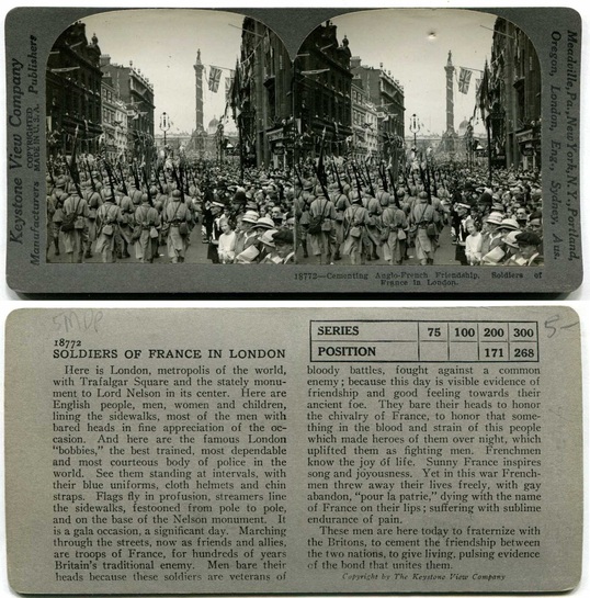 French Soldiers Parade in London
