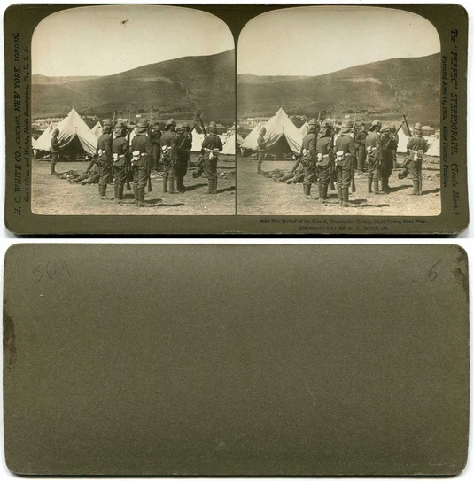 Soldiers in Military Camp, Boer War