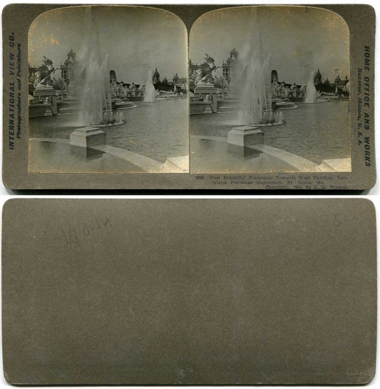 Fountains at Louisiana Exposition