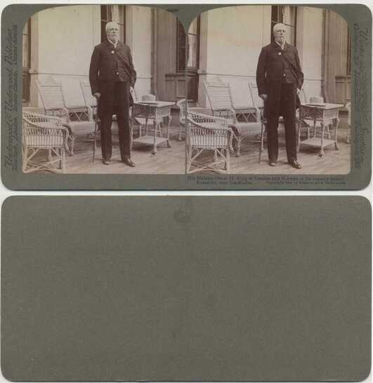 King Oscar II at country palace