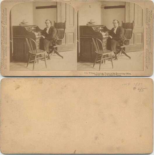 Col. William Jennings Bryan in Office