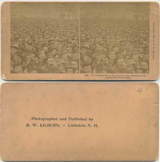 Crowd at Columbian Exposition Opening