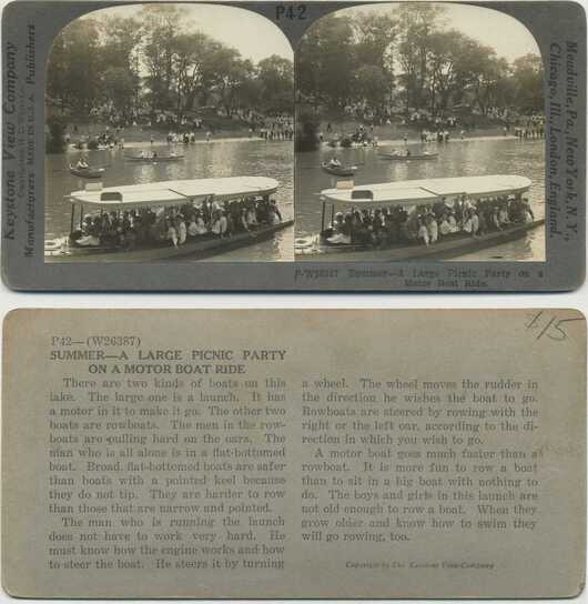 Motor Boat Picnic Party