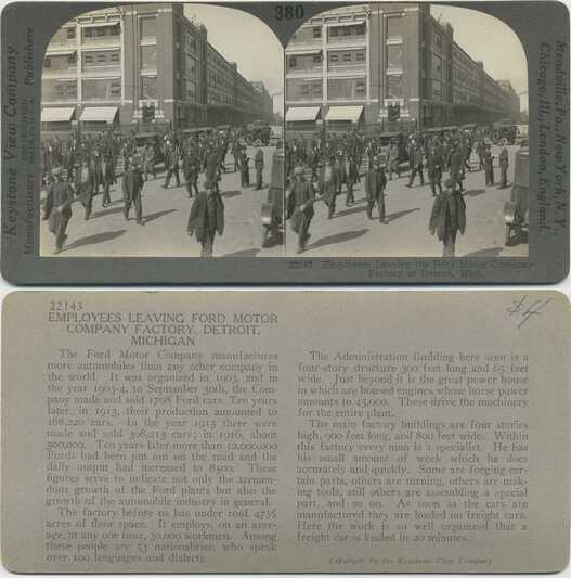 Employees Leaving Ford Factory