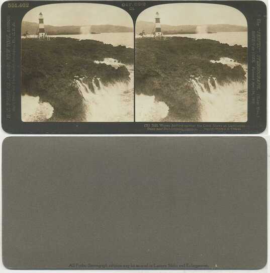 Waves and Lighthouse on Coral Shore