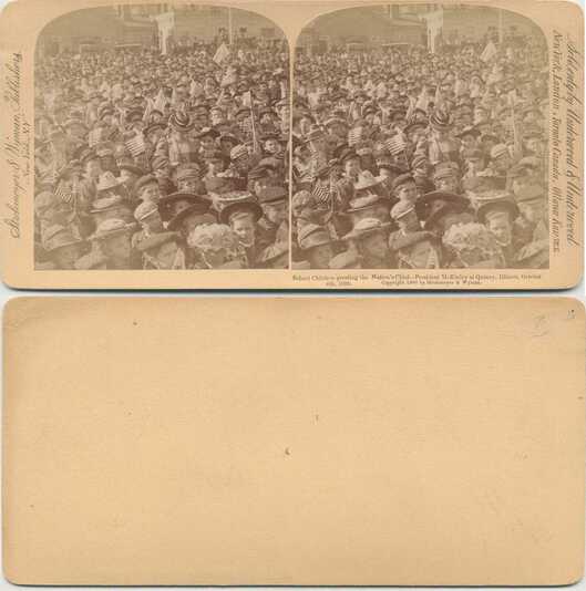 Children Greeting President McKinley