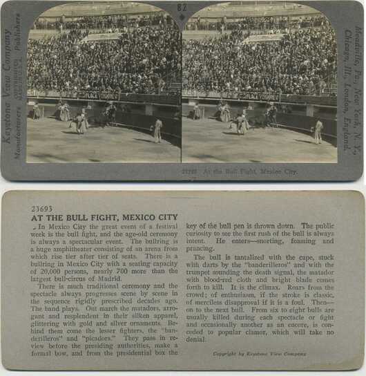 Bullfight in Mexico City Arena