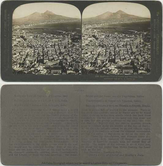Naples Cityscape with Mount Vesuvius