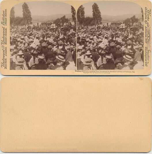 President McKinley addressing children