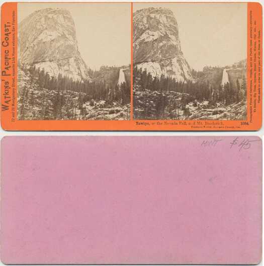 Nevada Fall and Mt. Broderick