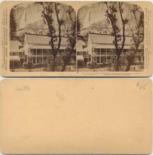 Sentinel Hotel with Yosemite Falls