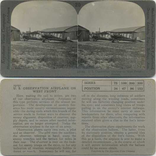 US Observation Airplanes