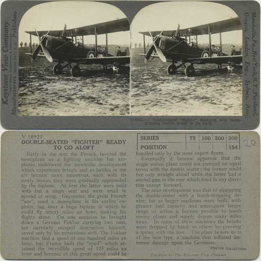Double-seated Fighter Plane