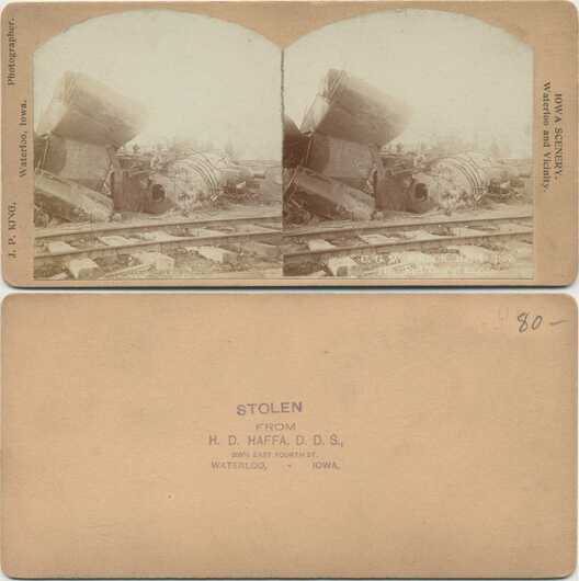Wrecked Train Engine