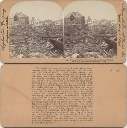Storm Damaged City Buildings & Debris