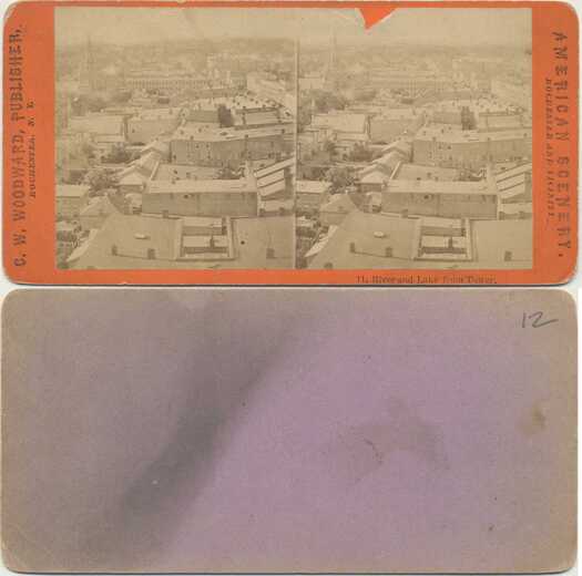 Cityscape with River and Lake from Tower