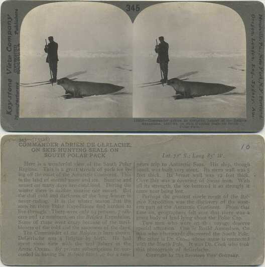 Commander on Skis Hunting Seals