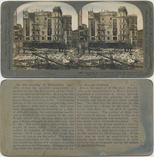 Ruined Buildings After Disaster