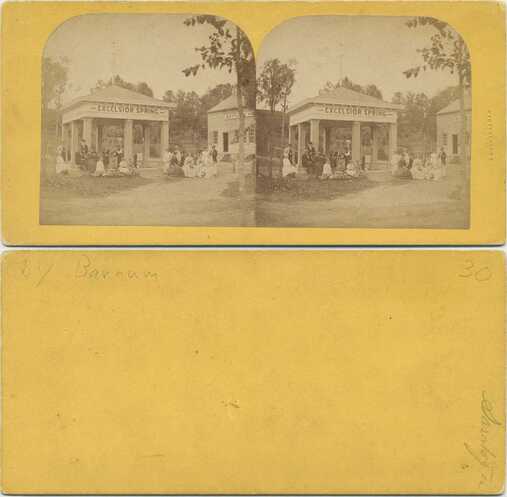 Excelsior Spring Pavilion & People