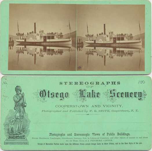 Paddlewheel Steamboat on Lake