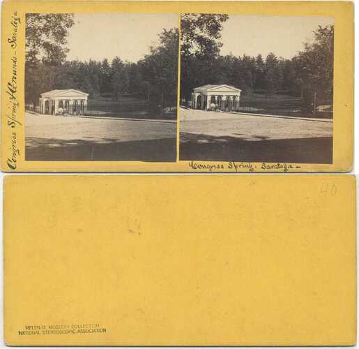 Congress Spring Pavilion, Saratoga