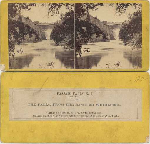 Passaic Falls from the Basin