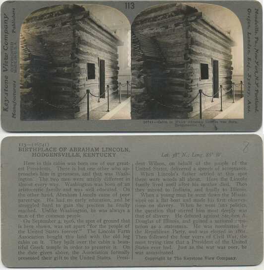 Lincoln's Birthplace Log Cabin