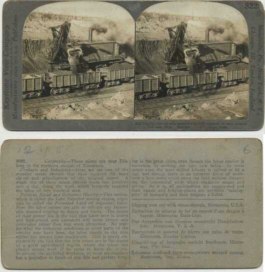 Steam Shovel Digging Iron Ore