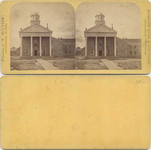 Classical Revival Building with Cupola