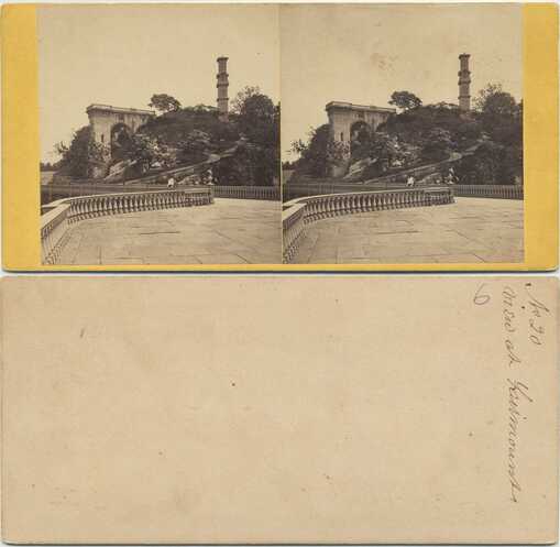 Arched Bridge, Tower, and Balustrade