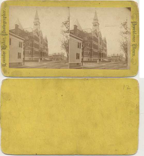Large Building with Tower on Street