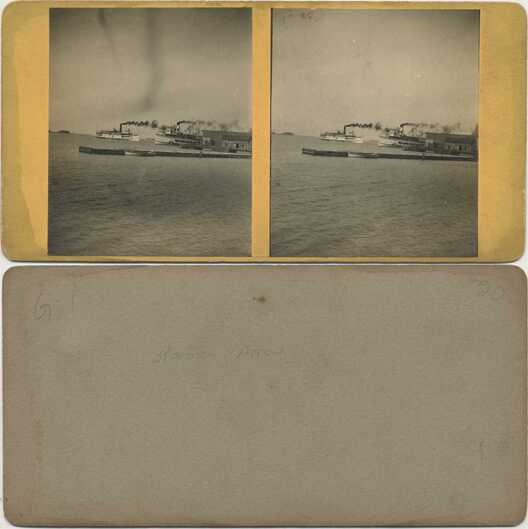 Steamboats by a Dock