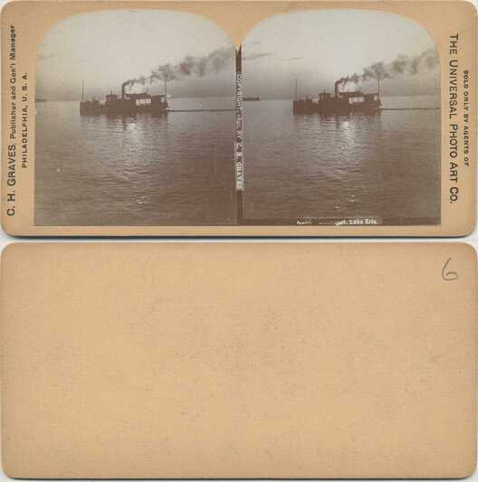 Steamboat on Lake Erie