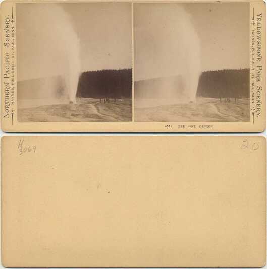 Bee Hive Geyser Eruption