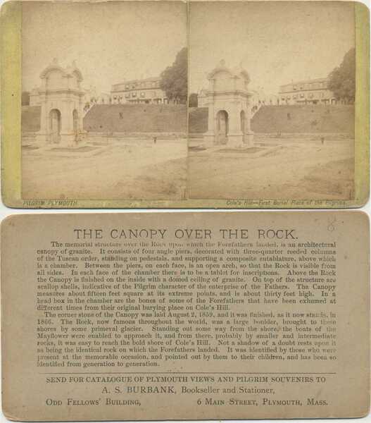 Canopy over Plymouth Rock