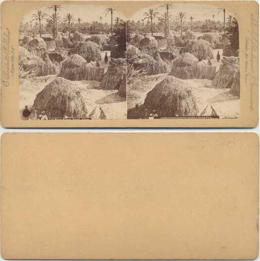 African Village, Straw Huts