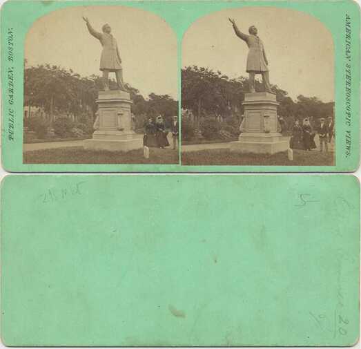 Statue in Public Garden, Boston