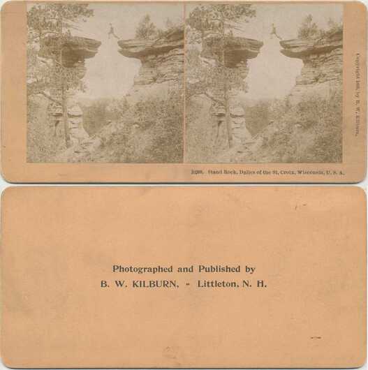 Man Leaping Over Stand Rock