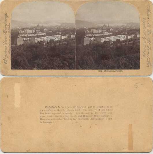 Panoramic View of Christiania