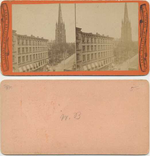 City Street with Church Steeple