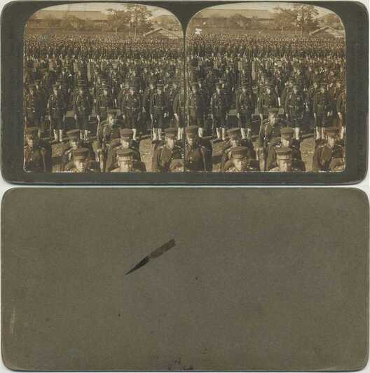 Japanese Soldiers in Formation