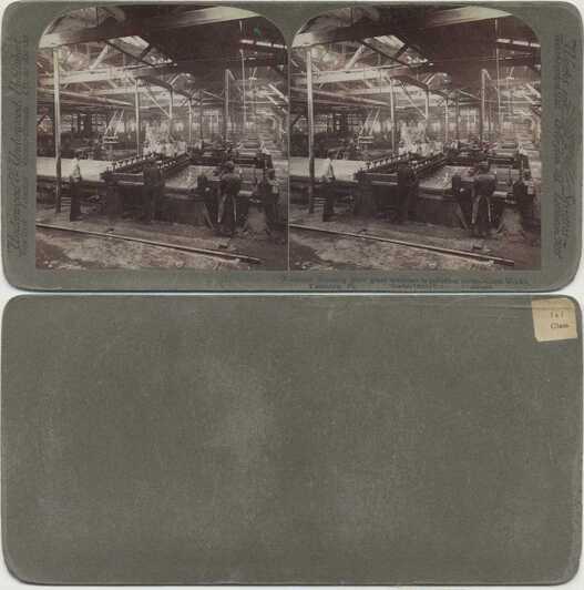 Glass Workers in Polishing Room