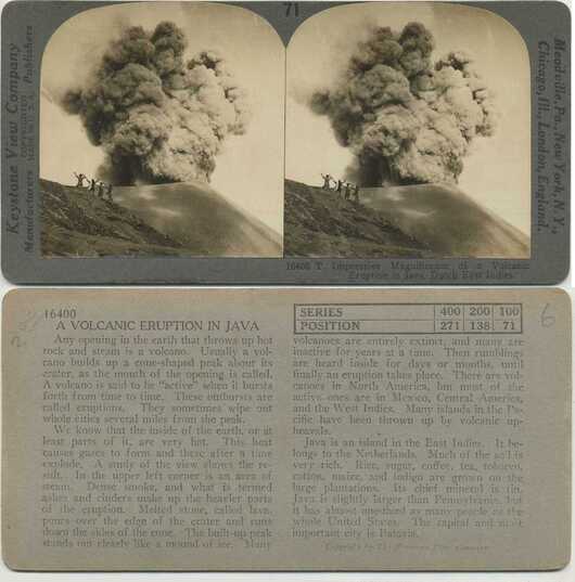 Volcanic Eruption, Java
