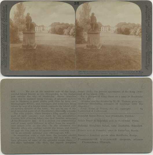 Rosendal Palace and Statue