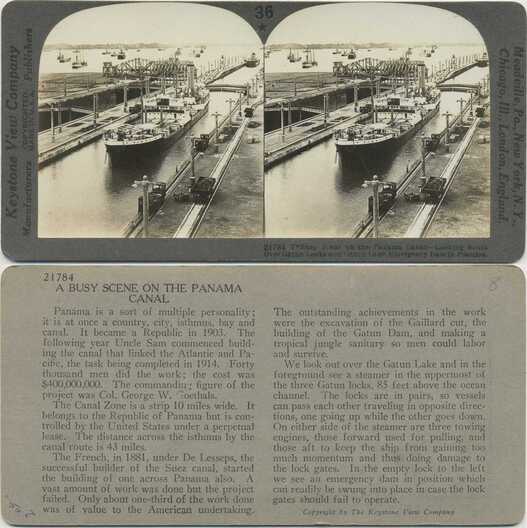 Ships in Panama Canal Gatun Locks