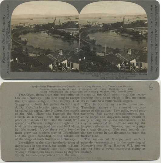 Trondhjem Harbor Coronation Fleet