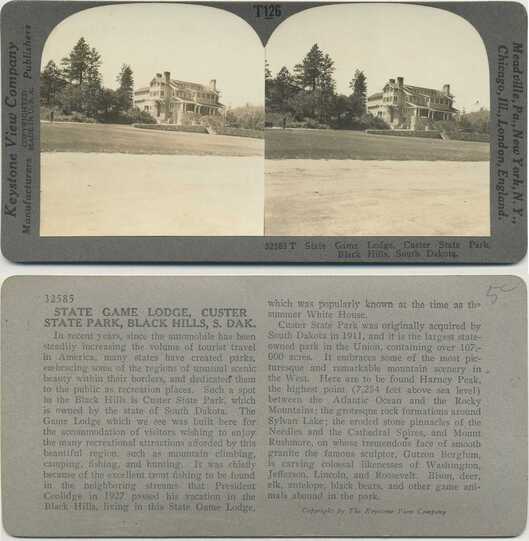 State Game Lodge, Black Hills