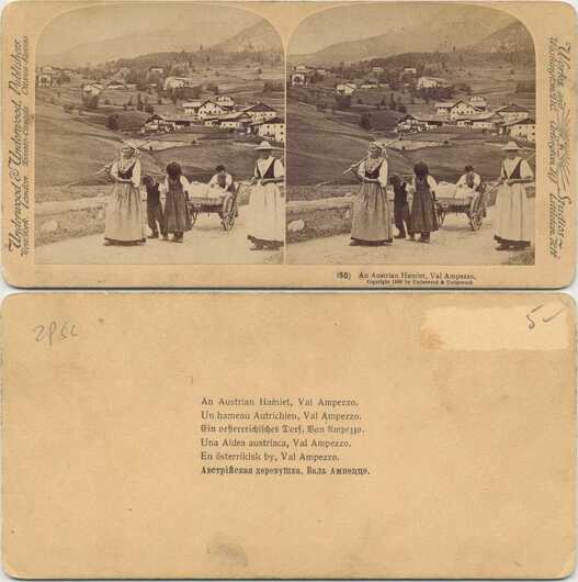 Austrian Hamlet with Villagers